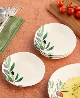 Olivia Canape Plates, Set of 4, Service for 4