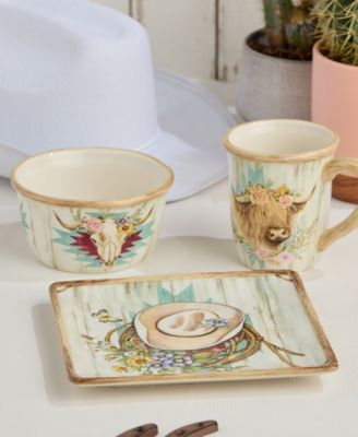 Rosewood Salad Plates, Set of 4, Service for 4