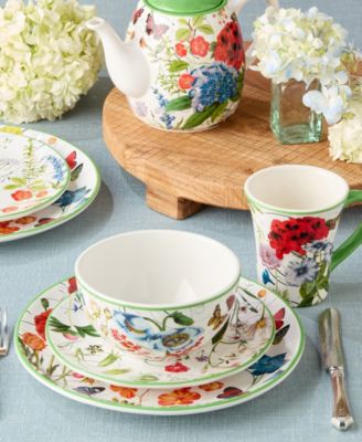 Greenhouse 16-Pc. Dinnerware Set, Service for 4