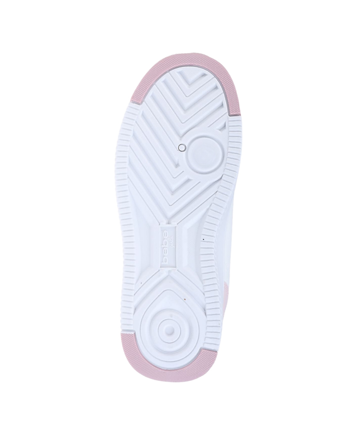 Bebe Kids' Shimmer Court Sneaker In White