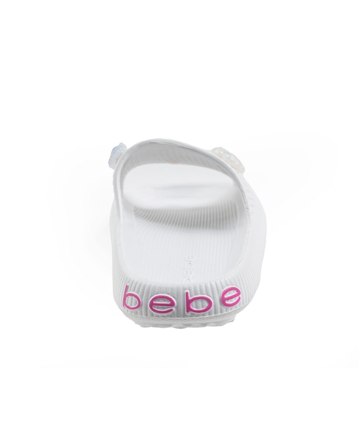 Bebe Little And Big Girls Stylish And Comfortable Summer With Sea Charms Slides In White