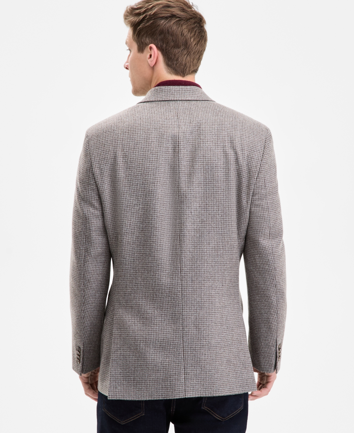Tommy Hilfiger Men's Modern-fit Patterned Sport Coat In Gray