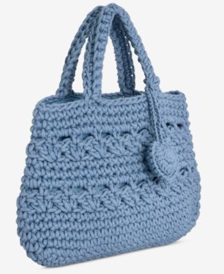 Crochet Medium Tote Bag, Exclusively at Macy's