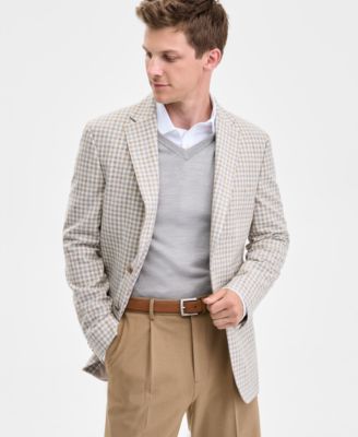 Men's Modern-Fit Check Sport Coat