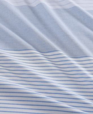 Modern Stripe Cotton 3-Pc. Comforter Set, Full/Queen