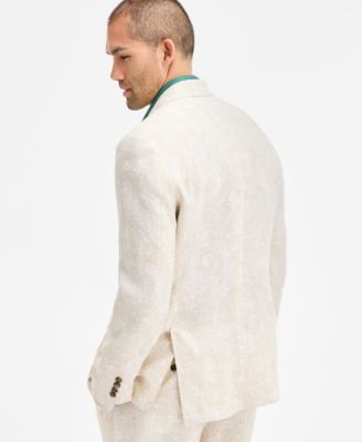 Men's Linen Paisley Blazer, Exclusively at Macy's