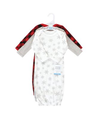 Baby Girls Hudson Thermal Gown 3pk