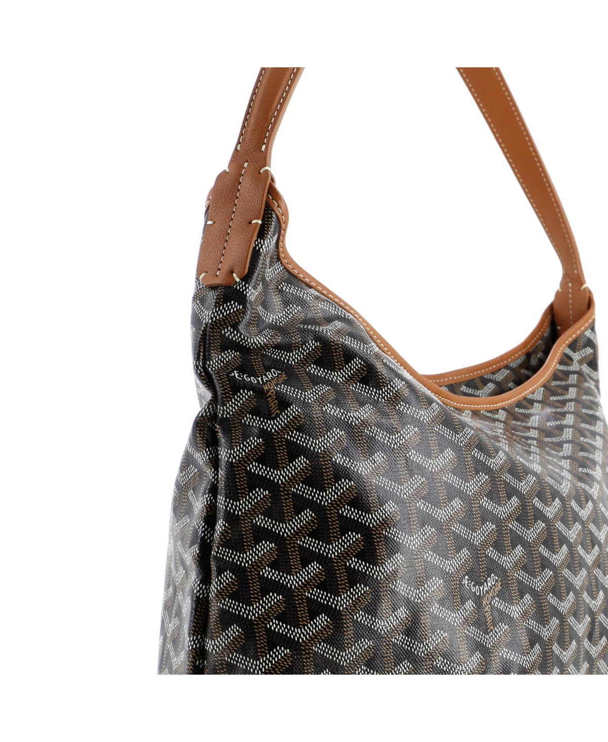 Pre-Owned Goyard Boheme Hobo Coated Canvas