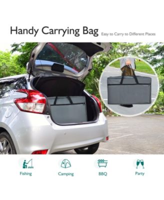 Folding Camping Table with Storage Organizer