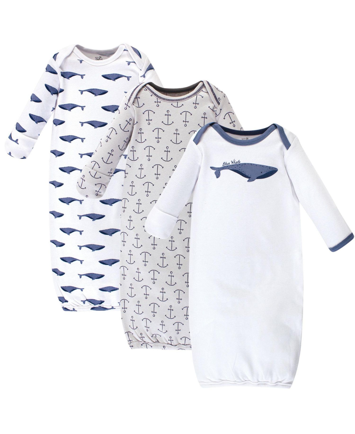 Baby Boys Soft Natural Cotton Sleep Gowns