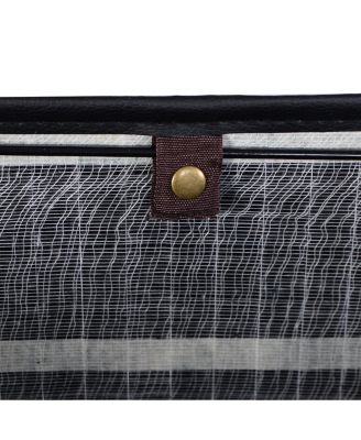 19 Gal Rectangle Laundry Basket Bamboo Clothes Hamper with Handles and Lid