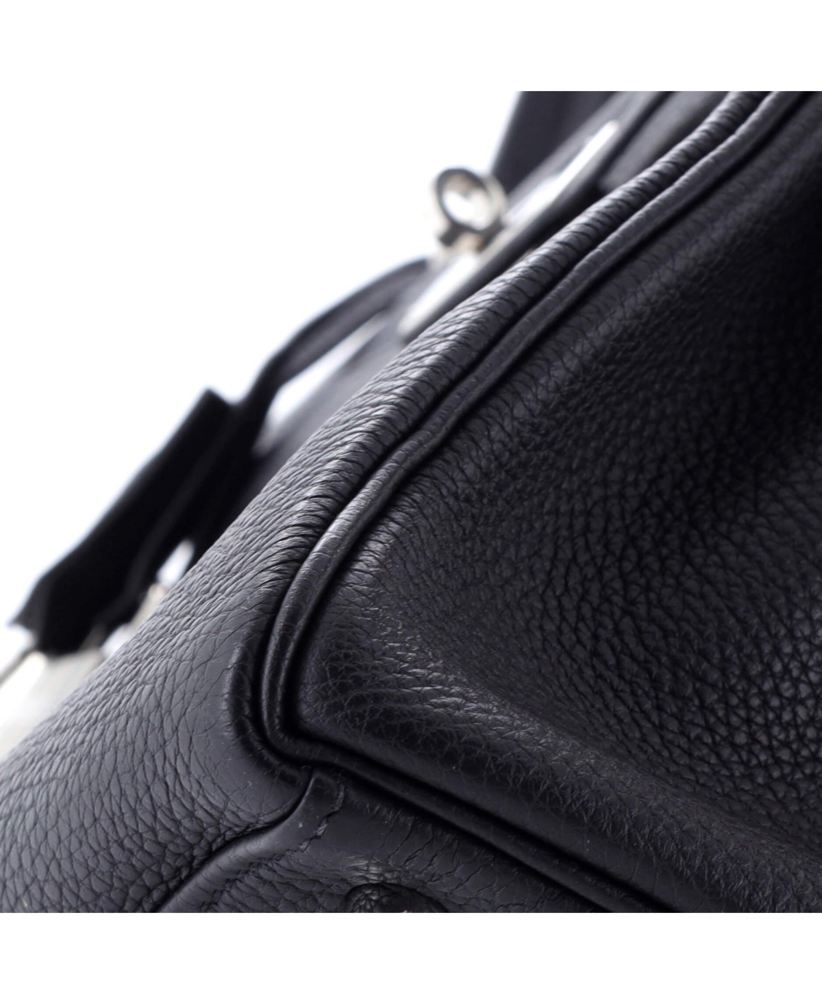 Pre-Owned Hermes Kelly Handbag Togo with Palladium Hardware