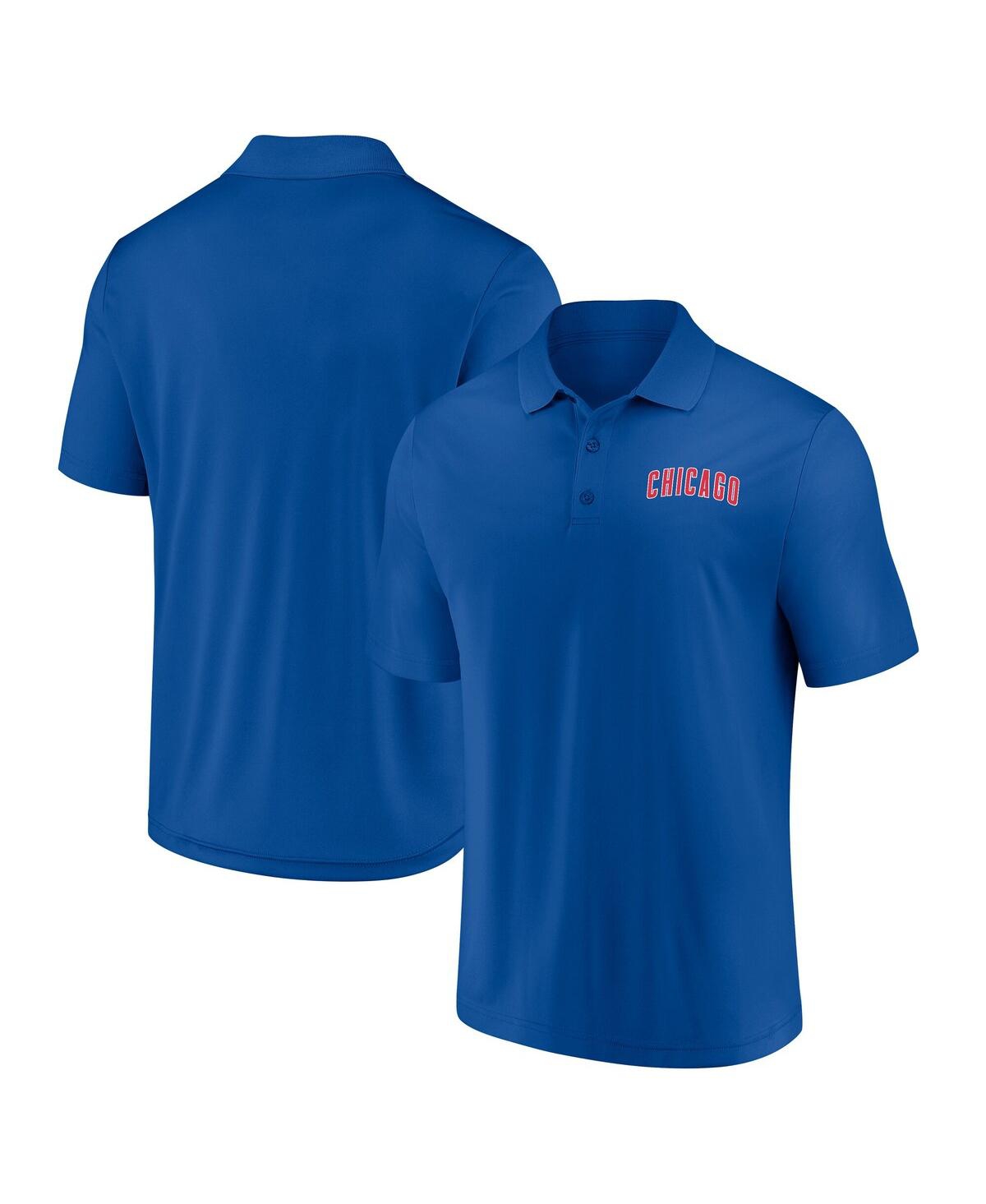 Fanatics Men's Royal Chicago Cubs Primary Logo Polo Shirt In Royal
