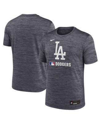 Nike - Men's&nbsp; Black Los Angeles Dodgers Authentic Collection Velocity Performance Practice T-shirt