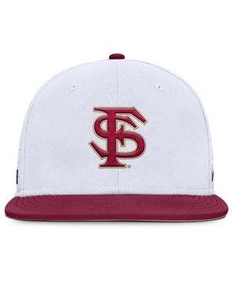 Men's White Florida State Seminoles On-Field Dugout True Performance Fitted Hat