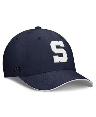 Men's Navy Penn State Nittany Lions 2025 Dugout Coaches Rise Swoosh Performance Flex Hat