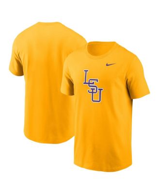 Nike - Men's  Gold LSU Tigers Baseball Logo T-shirt