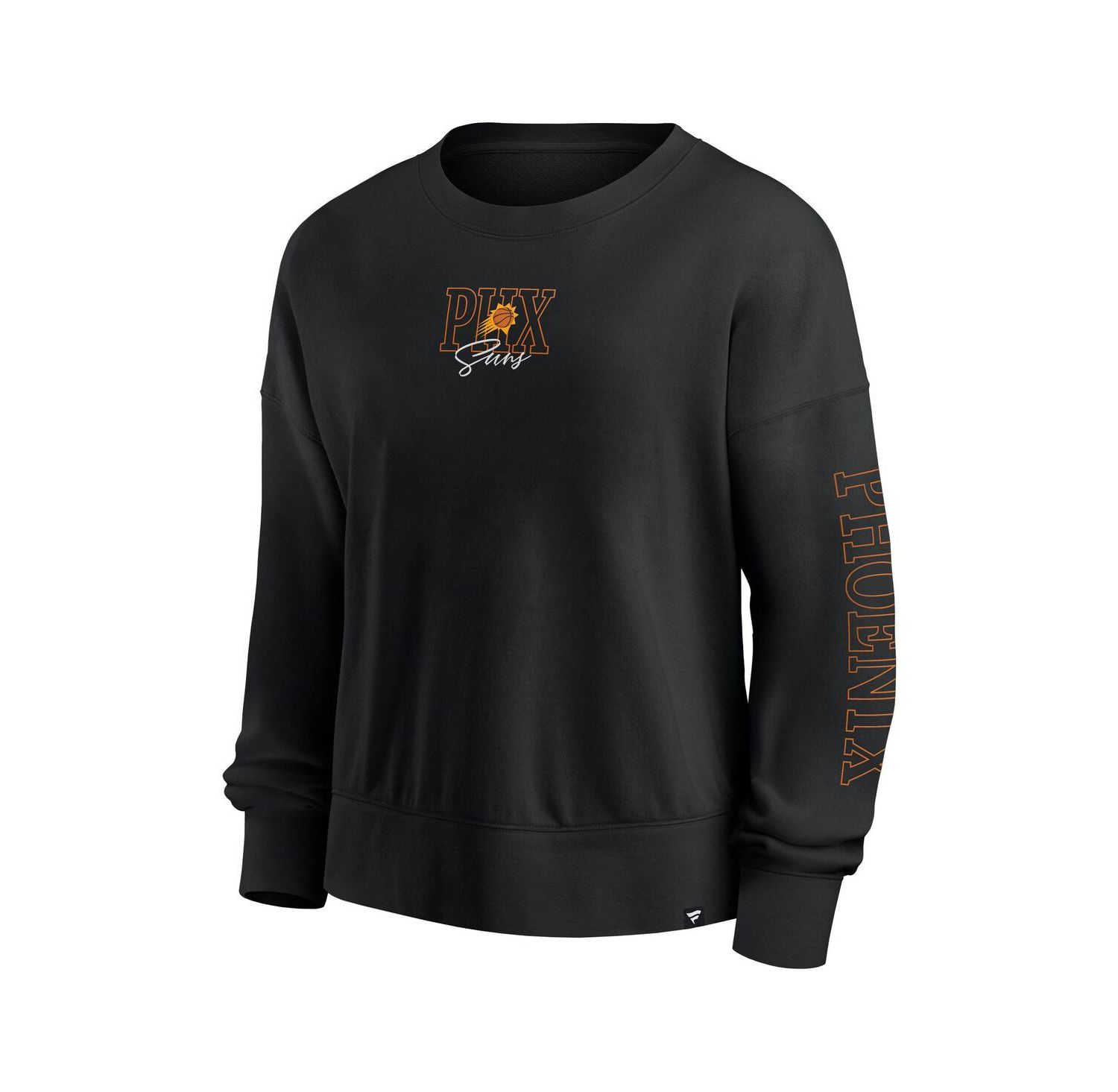 Women's Black Phoenix Suns Oversized Game Day Pullover Sweatshirt