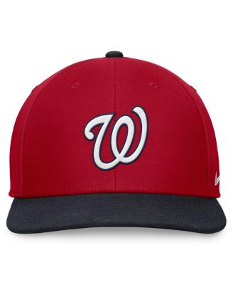 Men's Red/Navy Washington Nationals Two-Tone Snapback Hat
