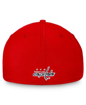 Men's Red Washington Capitals Core Primary Logo Flex Hat