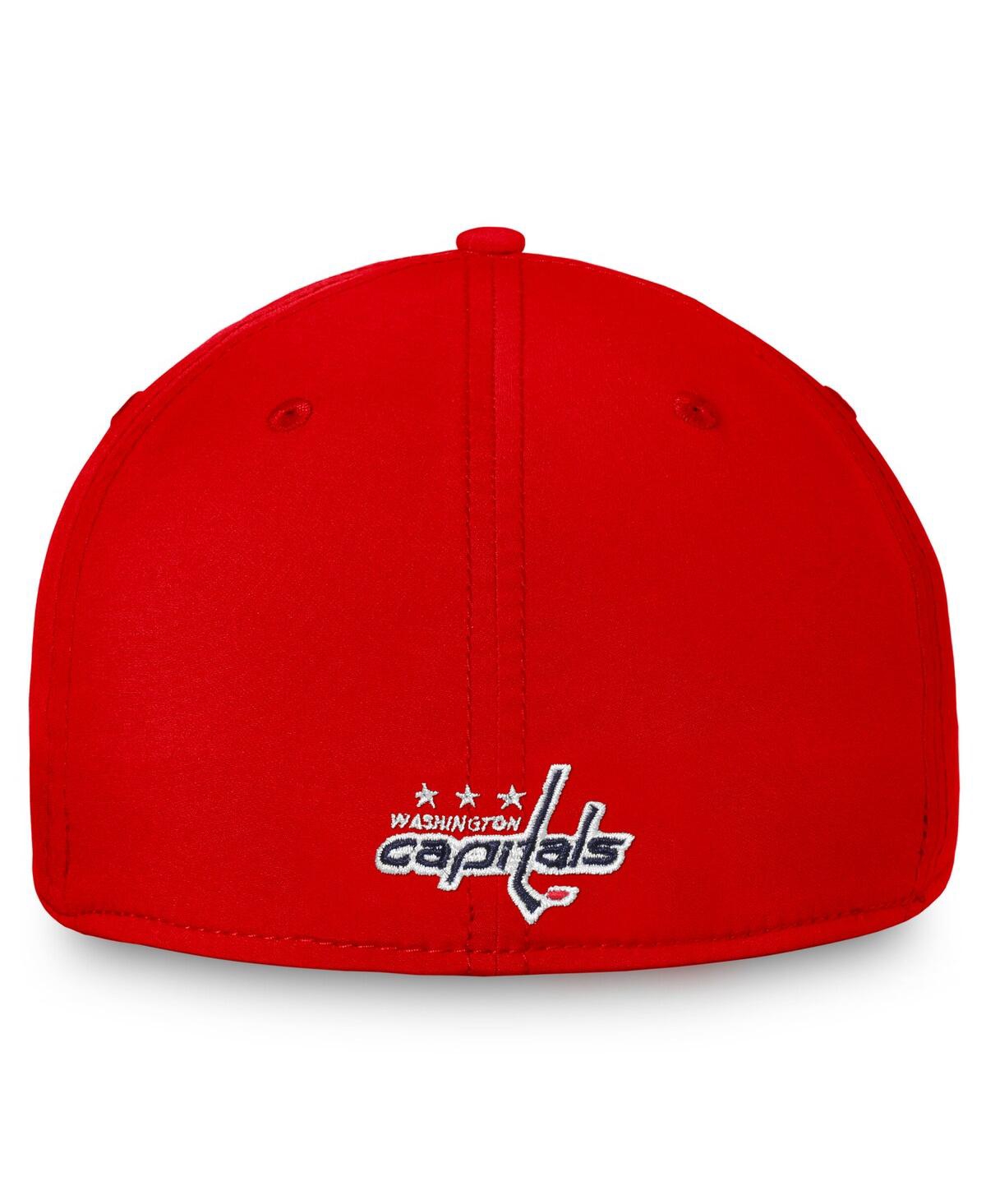 Fanatics Men's Red Washington Capitals Core Primary Logo Flex Hat In Red