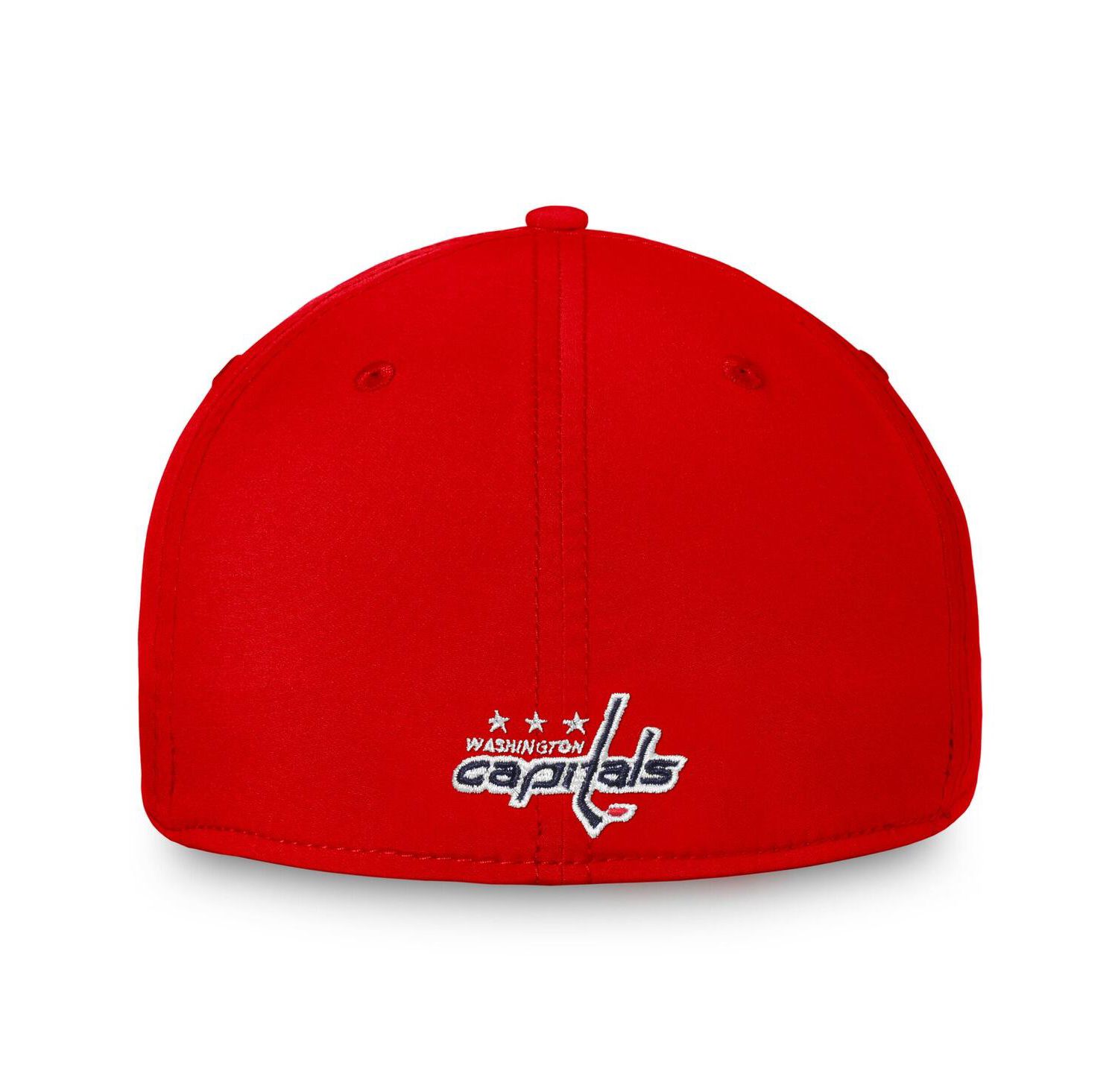 Men's Red Washington Capitals Core Primary Logo Flex Hat