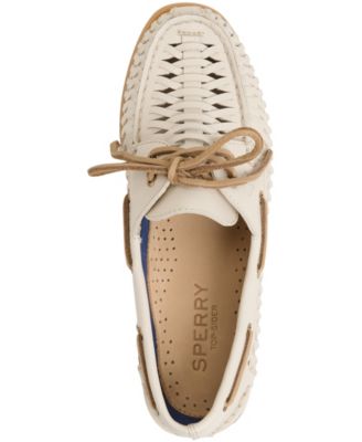 Women's AO 2-Eye Woven Round Toe Boat Shoe