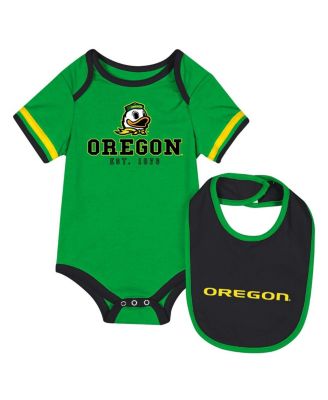 Colosseum - Baby Boys and Girls&nbsp; Green Oregon Ducks Bodysuit  Bib Set