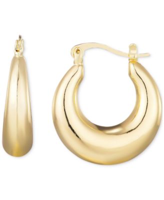 Domed Hoops Earrings