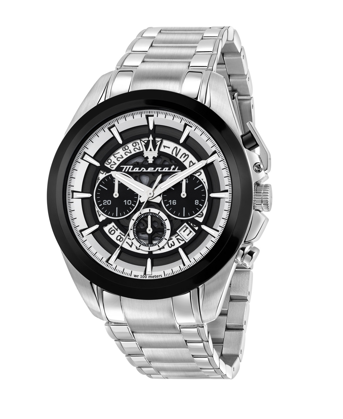 Men's Chronograph Stainless Steel Watch, 45mm - Stainless Steel