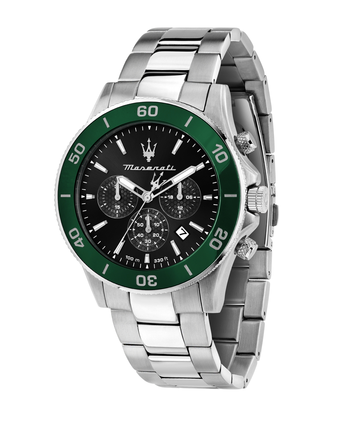 Men's Chronograph Stainless Steel Watch, 43mm - Stainless Steel