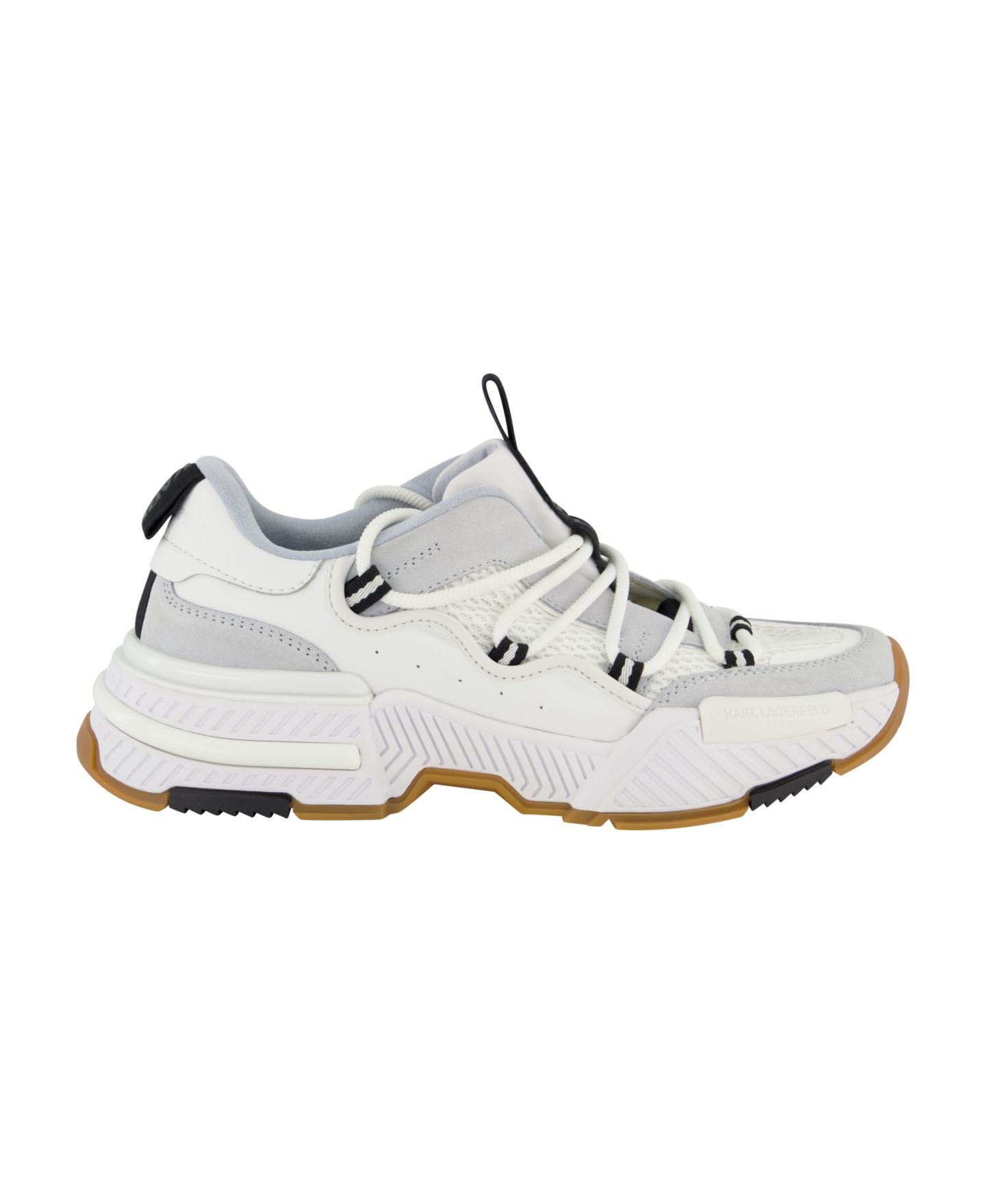 Мужские кроссовки KARL LAGERFELD PARIS Dominic - Lace Up, цвет: Светлый серый — фото 2