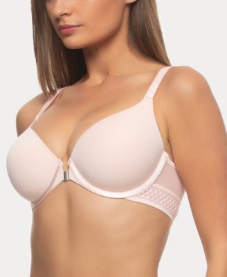 Women's Body Soft Smoothing Front Close T-Shirt Bra