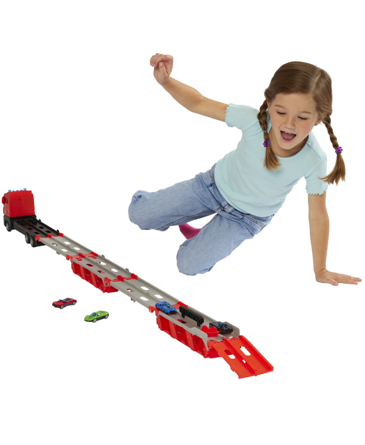 Fast Lane Expand And Play Car Carrier In Multi