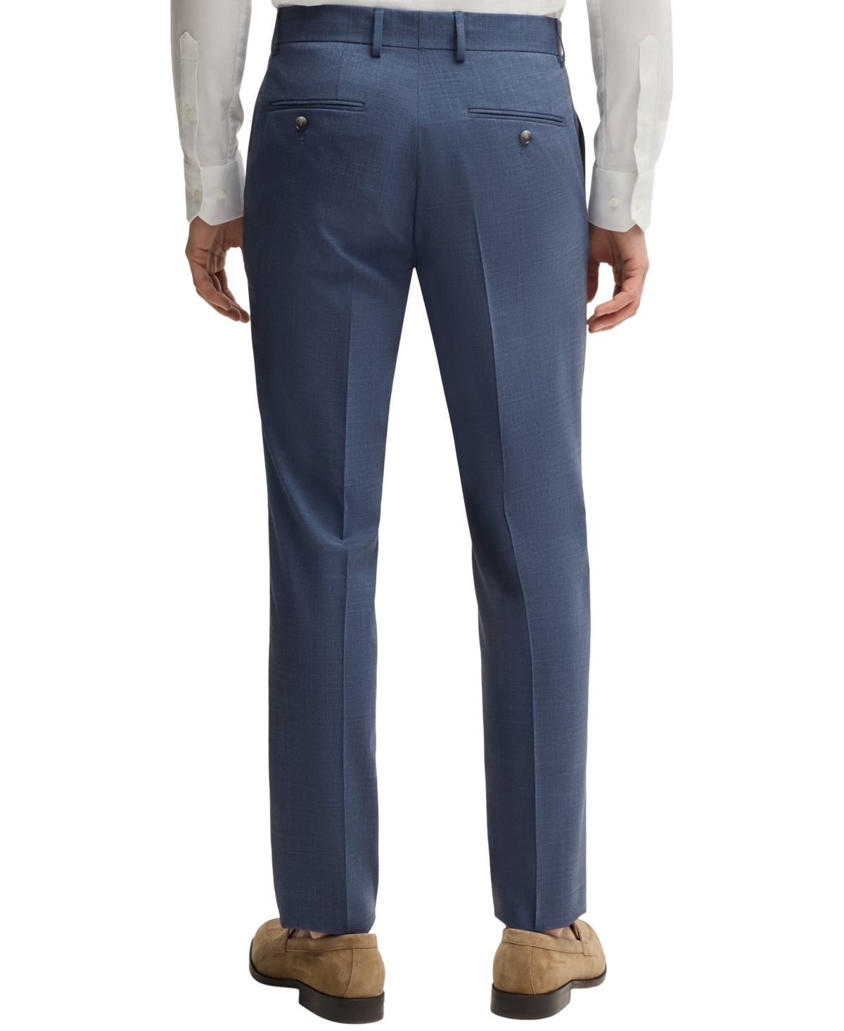 HUGO BOSS BOSS BY HUGO BOSS MEN'S 2 PIECE STRETCH REGULAR-FIT SUIT 