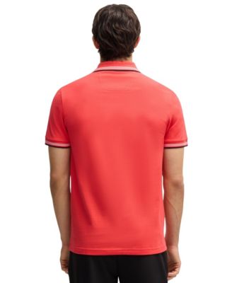 Men's Branded Slim-Fit Polo Shirt