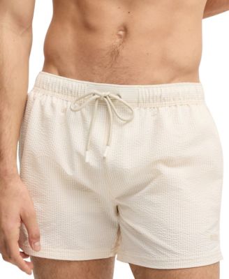 Hugo Boss - Men's Striped Seersucker Swim Shorts