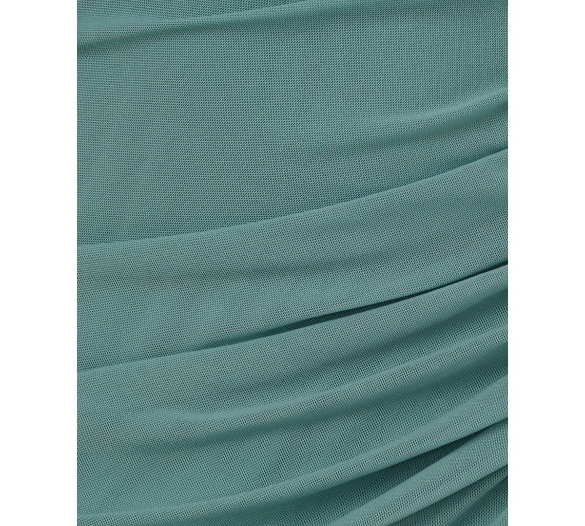 Adrianna Papell Women's V-neck Sleeveless Draped Gown In Greenslate
