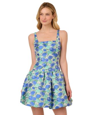 Women's Tulip Jacquard Minidress