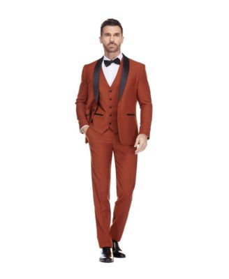 Men's 3-Piece Premium Shawl Lapel Slim Fit Tuxedo