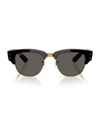 Unisex Mega Clubmaster Blacked Out Collection Sunglasses, RB0316S