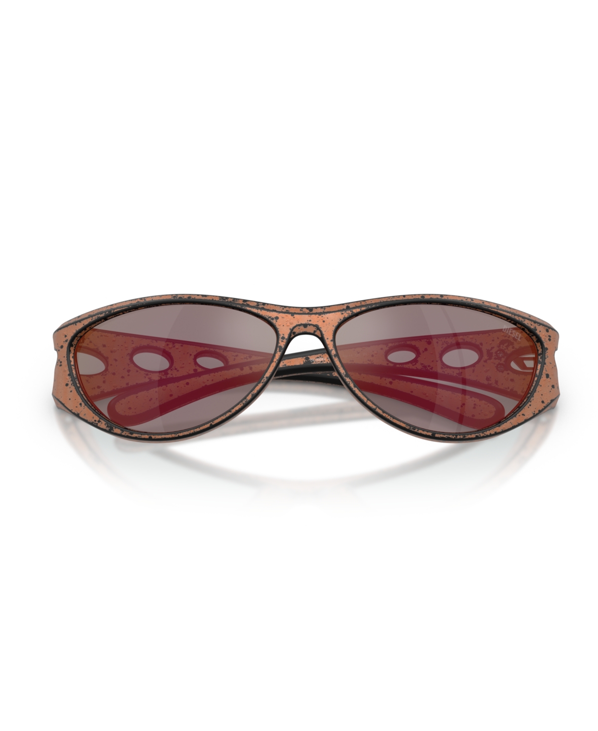 Diesel Unisex Sunglass Dl3004u In Bronze Barrelling Black