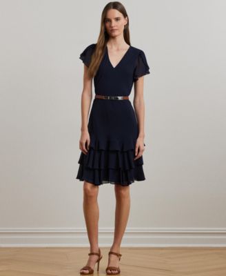 Lauren Ralph Lauren - Women's Georgette Drop-Waist Dress