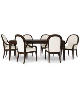 Mazen 7-Pc. Dining Set (Table & 6 Arm Chairs)