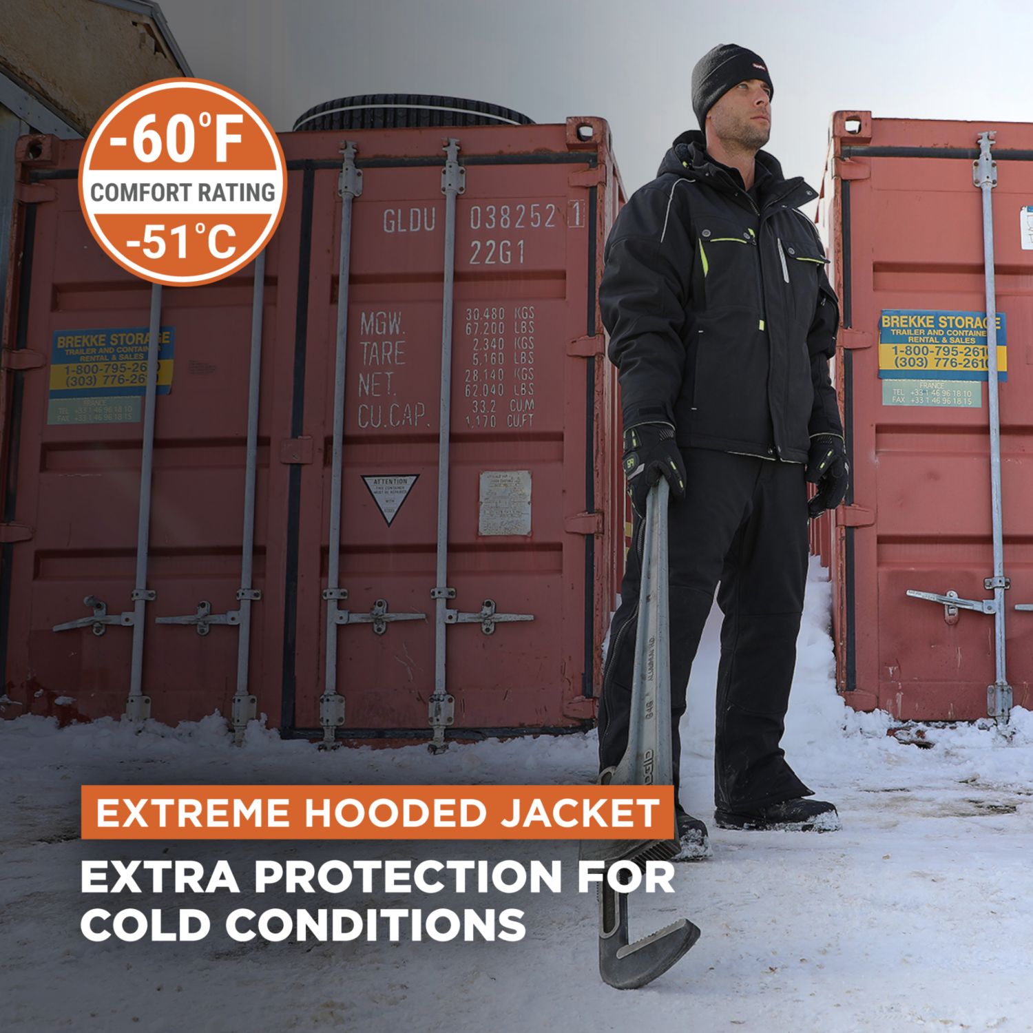 Men's Extreme Hooded Jacket