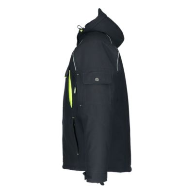 Men's Extreme Hooded Jacket Heavy-Duty Winter Coat, Insulated Cold-Weather Outerwear