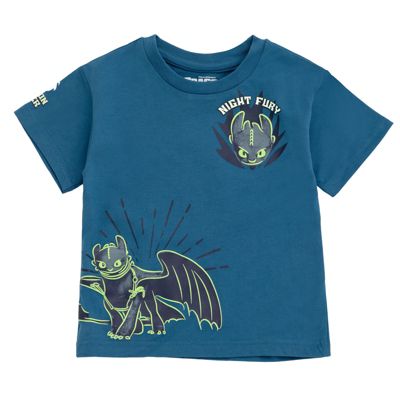 Toddler Boys DreamWorks Toothless T-Shirt and French Terry Shorts Outfit Set