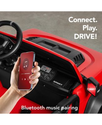 Kids 24V 2-Seater Electric Ride-On Car Truck w/ Parent Control, Bluetooth, LED Lights