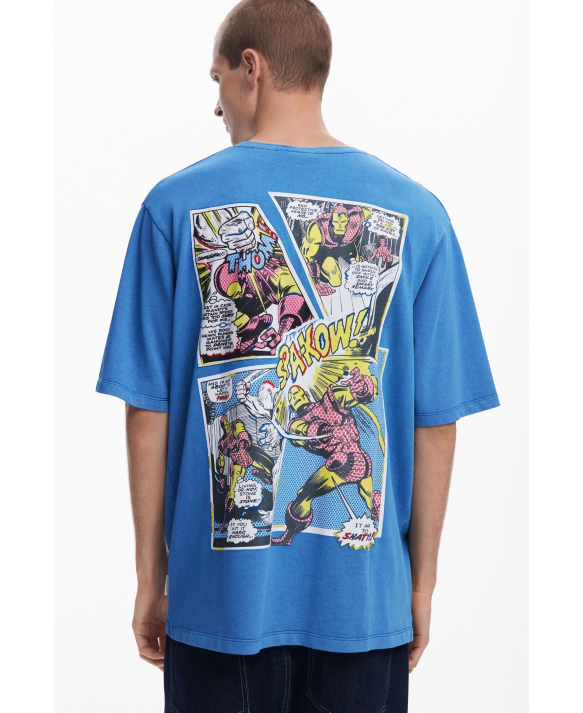Men's Ironman Marvel T-shirt - Light blue