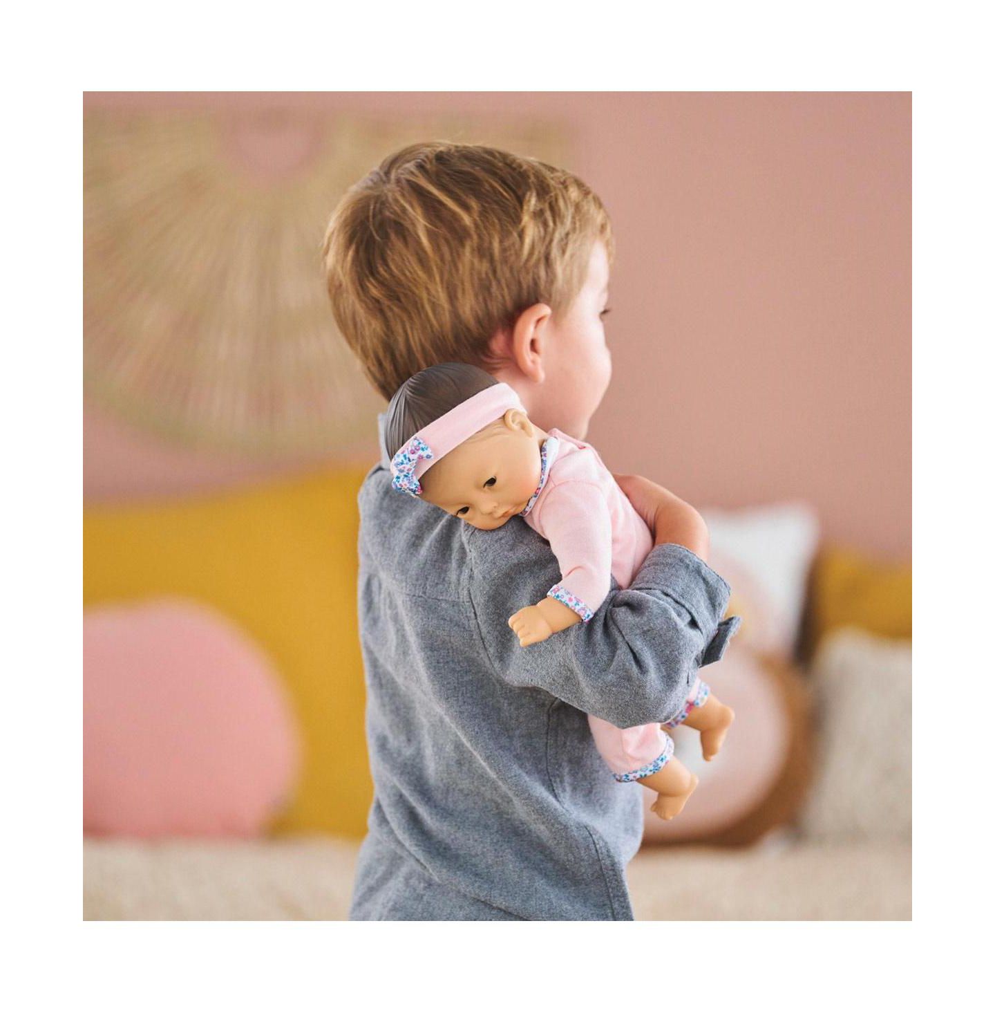 Детская кукла Corolle Bebe Calin Mila 12" Baby Doll, цвет: Розовый — фото 4